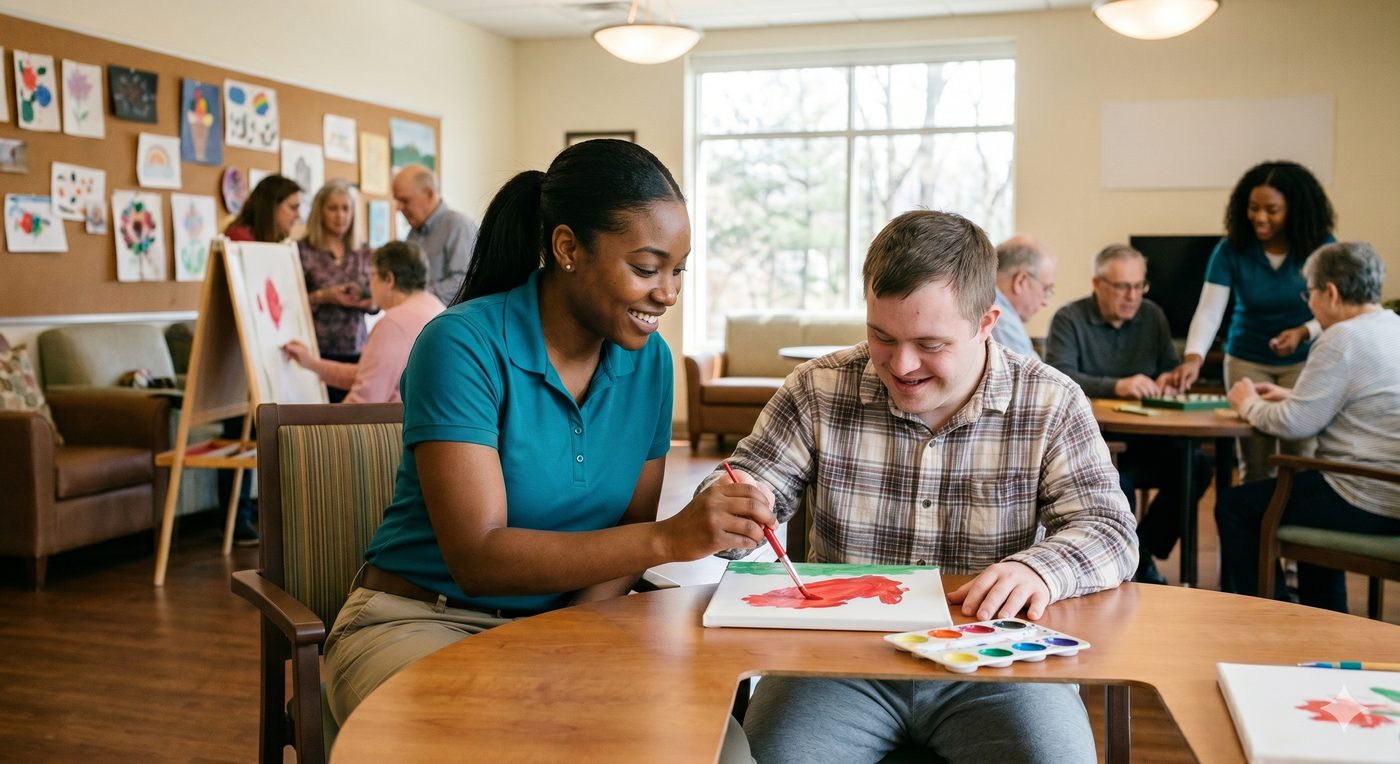One-on-one creative support at Serenity